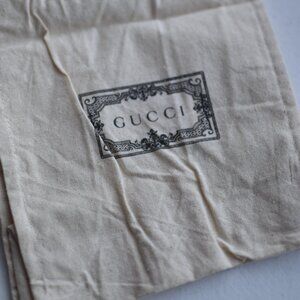 2 Authentic Gucci Small Totes Cloth Shopping Bags Reusable New